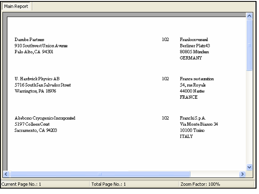 Company Label 5161 Report