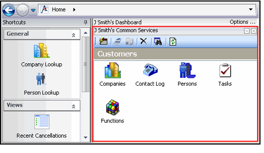 Sample Service and View Browser Component