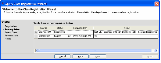 Class -Prerequisites