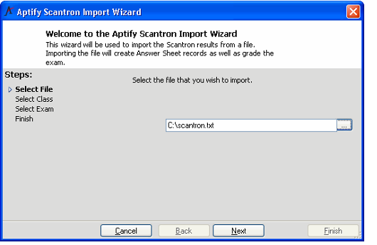 Locate -Scantron Text File