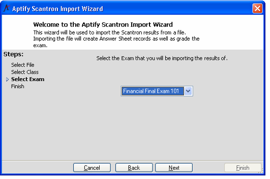 Select an Exam