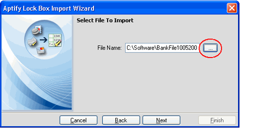 Choosing File to Import