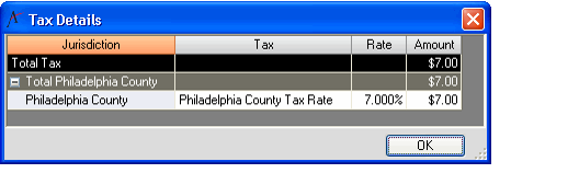 Philadelphia County Tax Applies