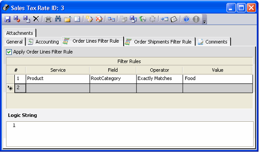 Filter Rule Based on Product Category