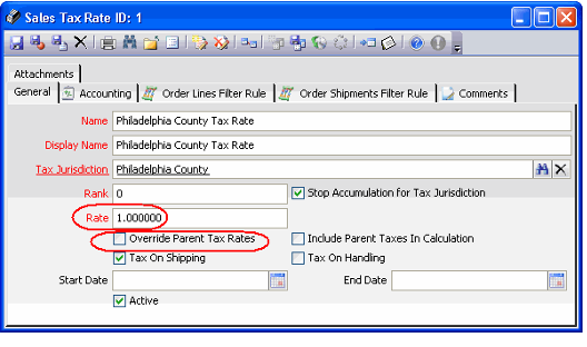 Parent Tax Rate Applied in Addition to Child Rate