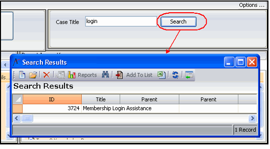Case Search Results