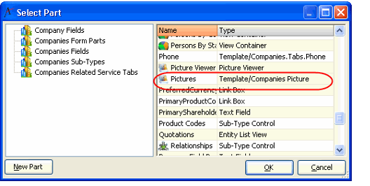 Select Picture Part