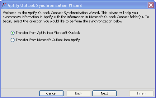 Select Transfer Type