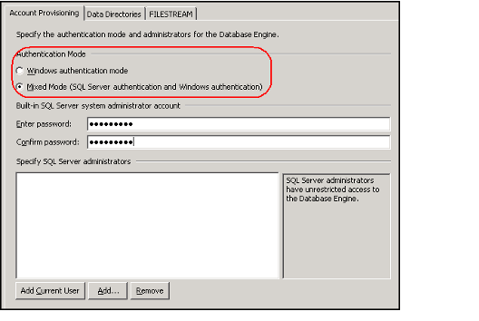 Installing Microsoft SQL Server Procedure – Aptify Support