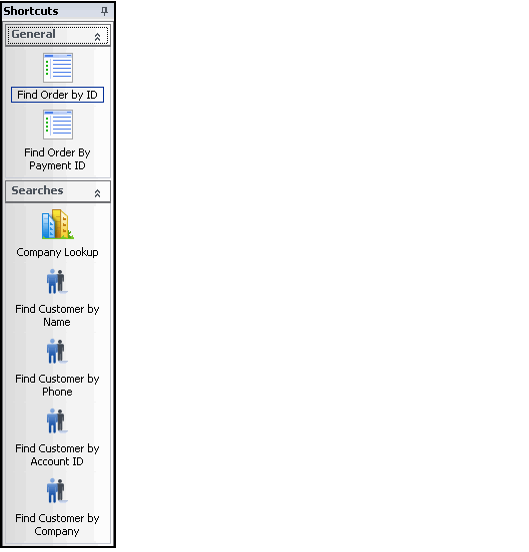 Order Entry User Shortcuts