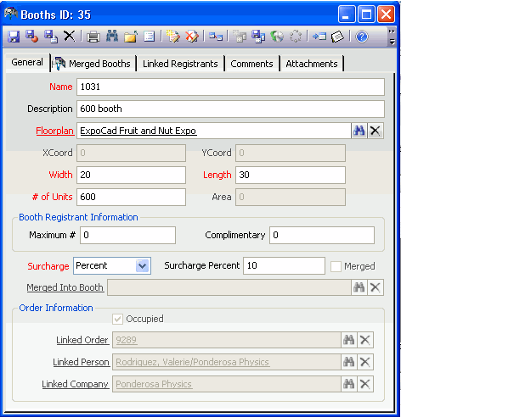 Reserved Booth in Aptify