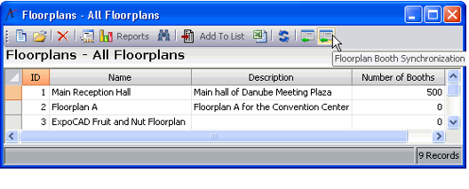 Launch -Floorplan Sync Wizard