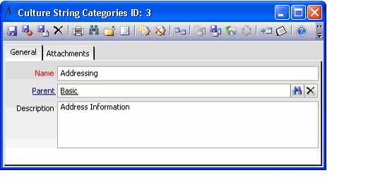 Culture String Categories Form