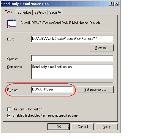 Windows Scheduled Task 