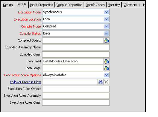 Details Tab