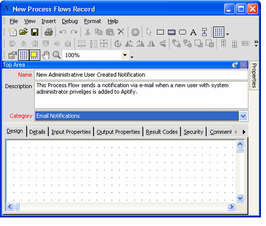Process Flows Record