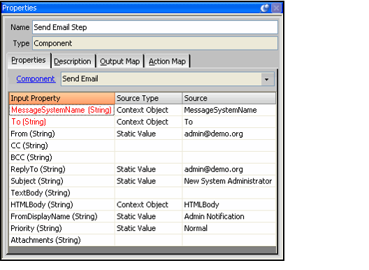 Input Maps Tab