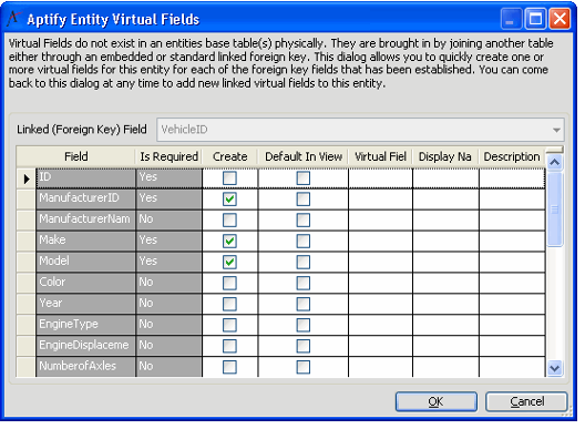 Creating Virtual Fields for Embedded Links