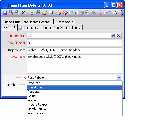Changing the Status After Resolving a Failure