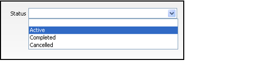 Sample Combo Box Field