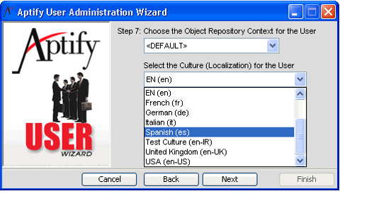 Specifying a User's Culture