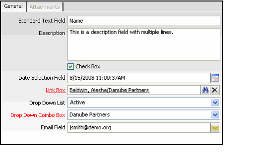 Field Types Illustrated