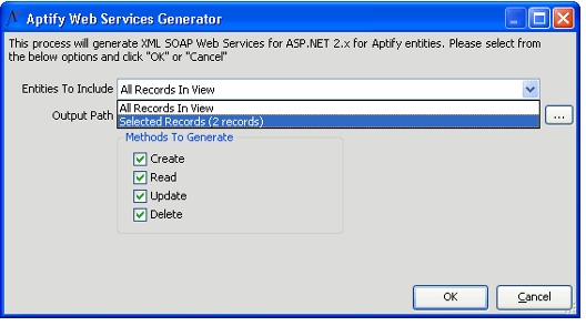 Web Services Generator Wizard