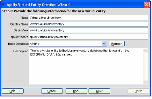 Configure Virtual Entity Properties