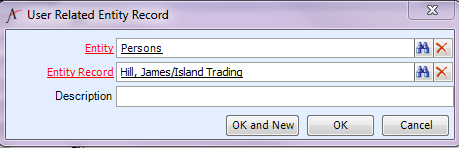 Persons User Entity Relations Record
