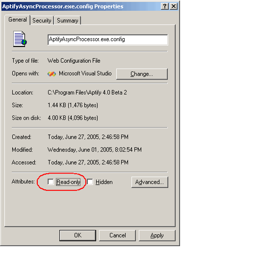 Remove Readonly Attribute
