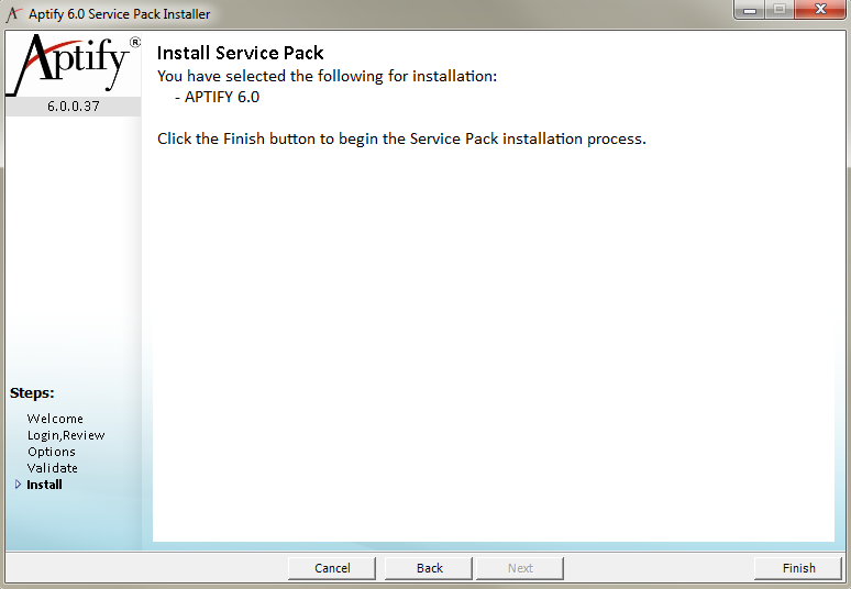 Review Items before Installation