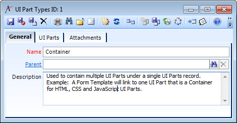 UI Part Types Record