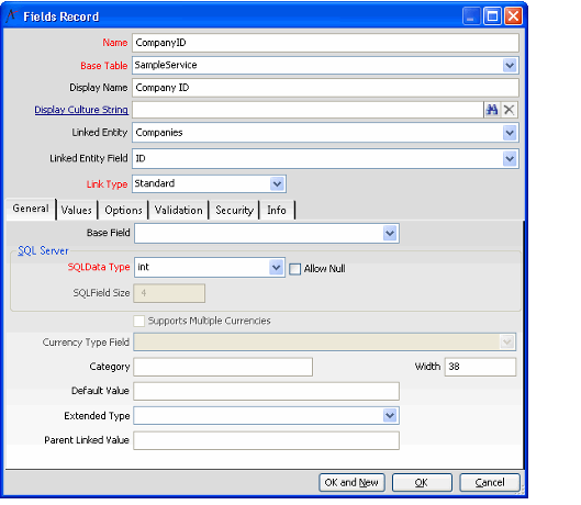 Adding a Link Box Field