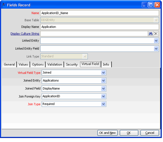 Virtual Field Setup